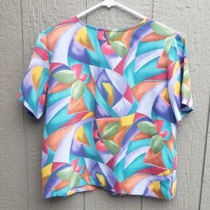 Vintage 100% Silk Top